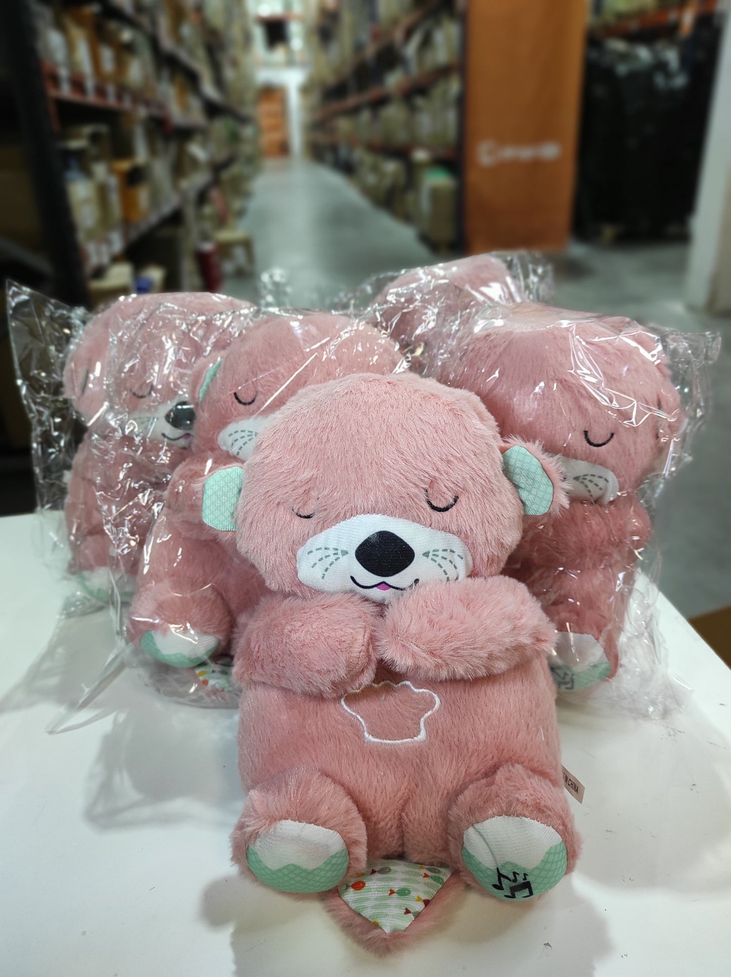 Peluche relajante para bebé que simula respiración ( nutria rosa ) - additional image 10